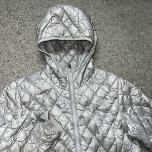 The North Face Jacket Women's Size Small Gray Thermoball Parka Puffer Hood